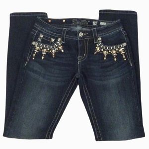 Miss Me Signature Straight Jeans Size 28
